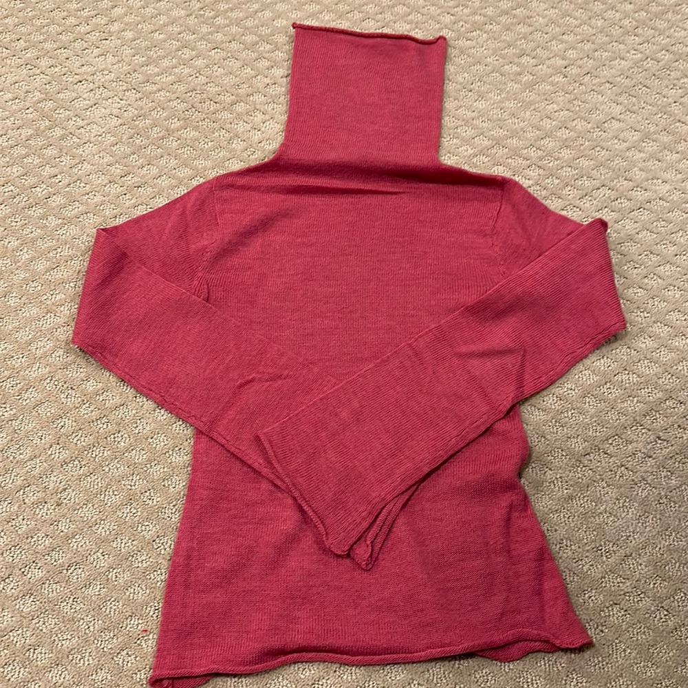 Lily McNeal merino wool turtleneck sweater